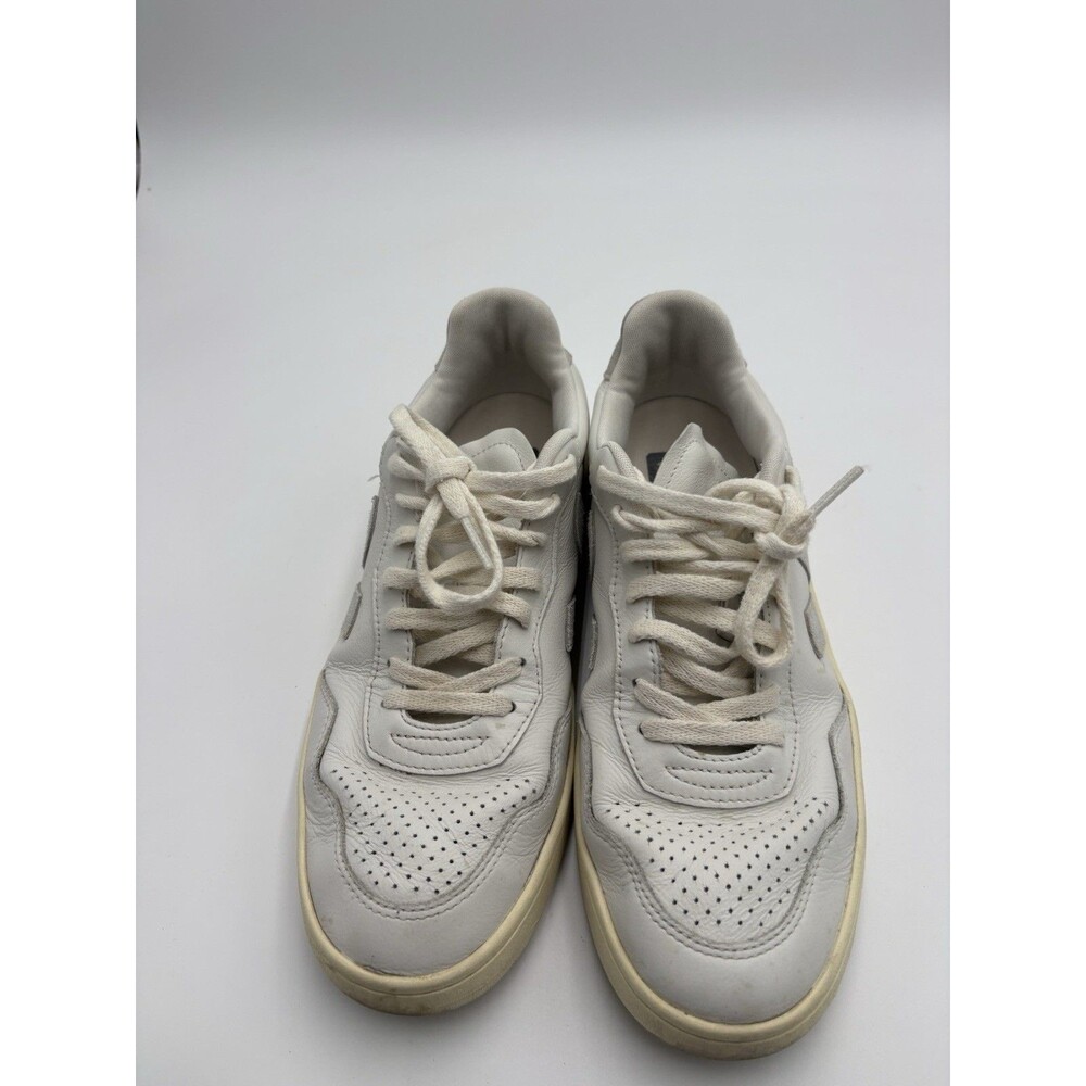 Veja V-90 Leather White Natural Low Top Casual Women’s Size 9 US